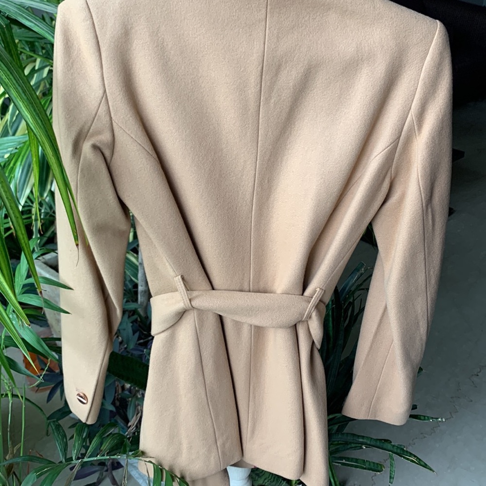 TED BAKER London coat. Camel color. Rose gold trimmings. Winter coat - Picture 9 of 17